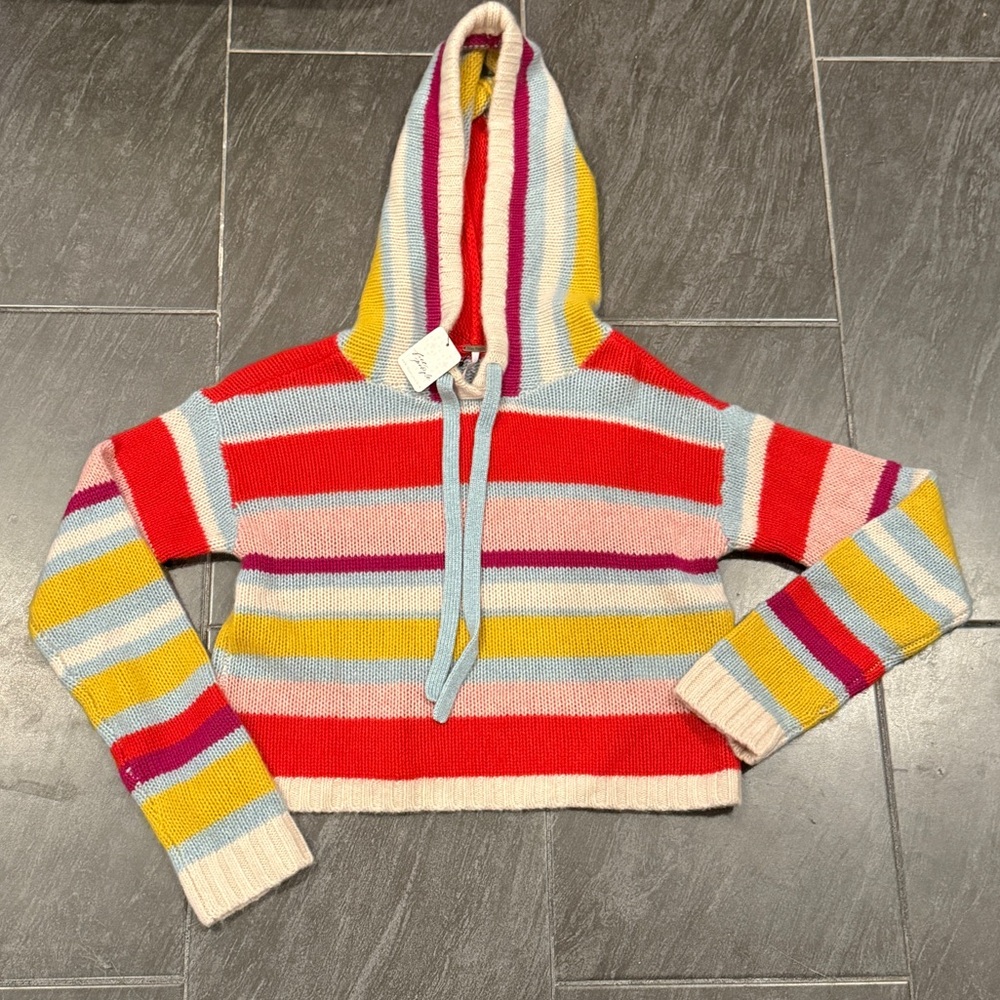 Free People Candy Lane Cashmere Hoodie